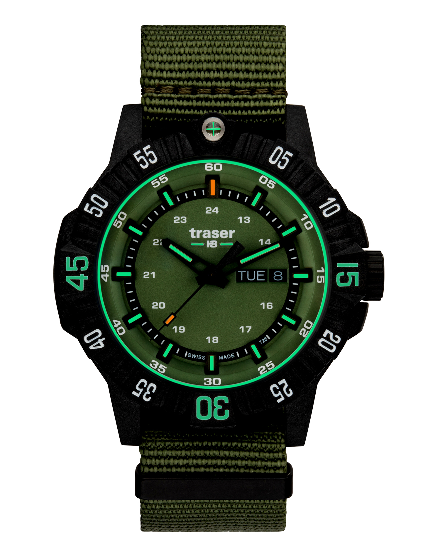 ミリタリーウォッチ P99 Q Tactical Black traser H3 ミリタリー