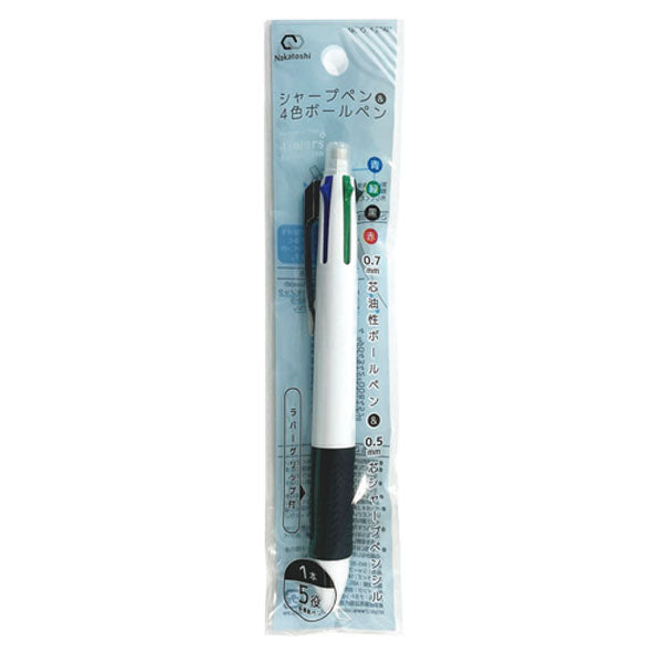 4colors Ballpoint pen with Mechanical pencil – ナカトシ産業