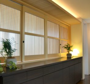 ウッドシャッター(可動ルーバー建具)｜導入事例｜ウッドブラインド