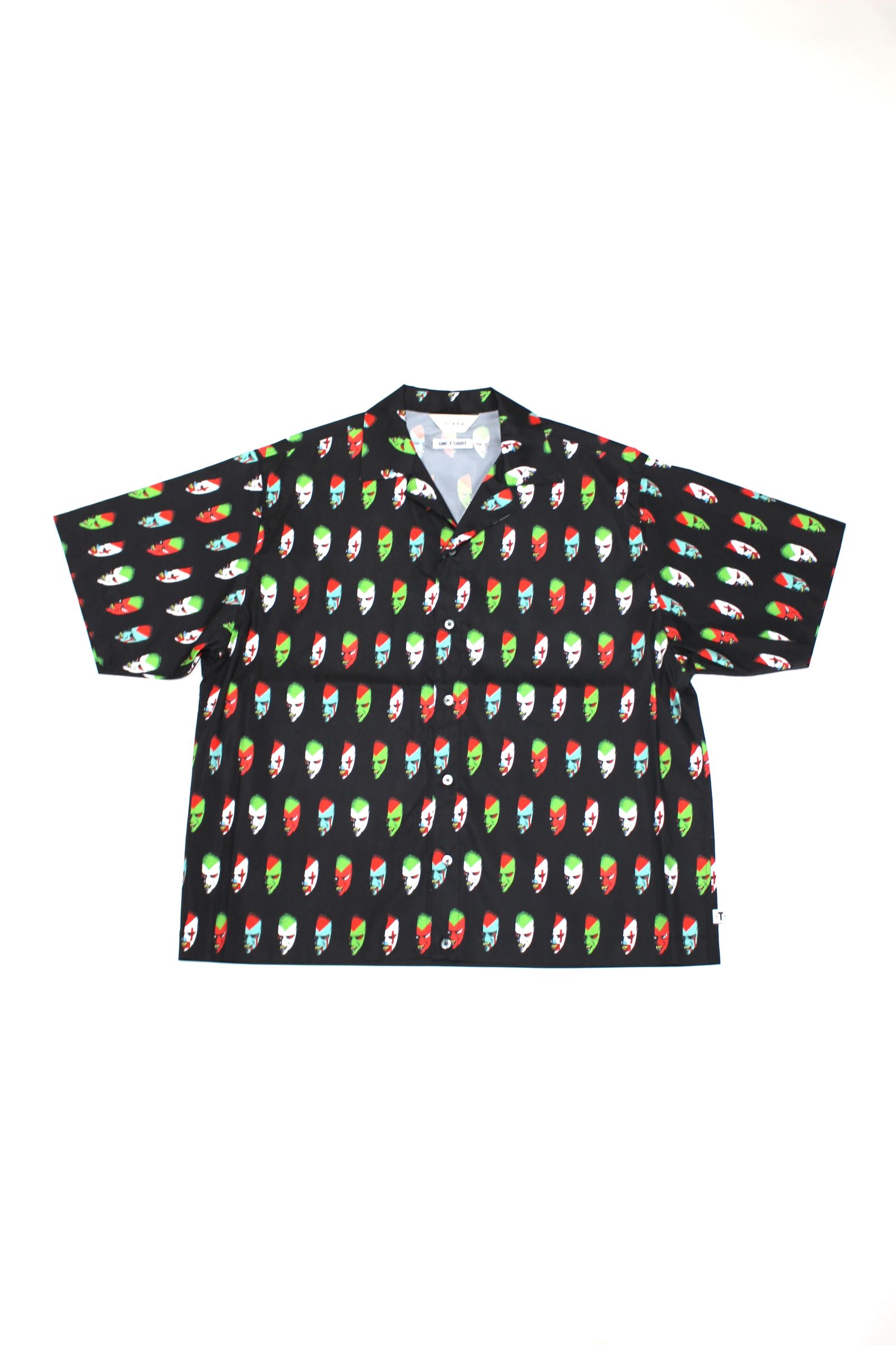 JIEDA - COOKIE OPEN COLLAR SHIRT SS/総柄シャツ | NapsNote