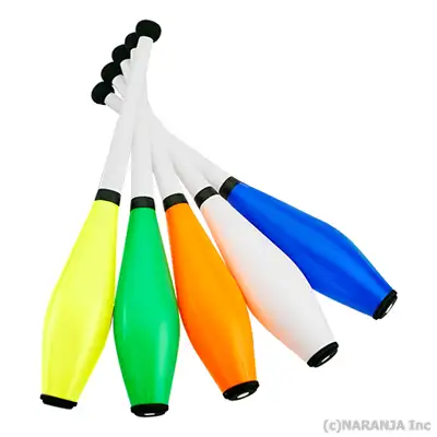 ナランハ 本格ジャグリングクラブ 5本セットトジャグリング本付き