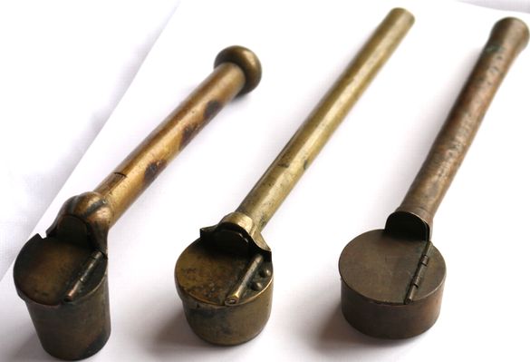 矢立て 真鍮製 A17a/b/c - 骨董、古民具、古書の“芳栄堂”