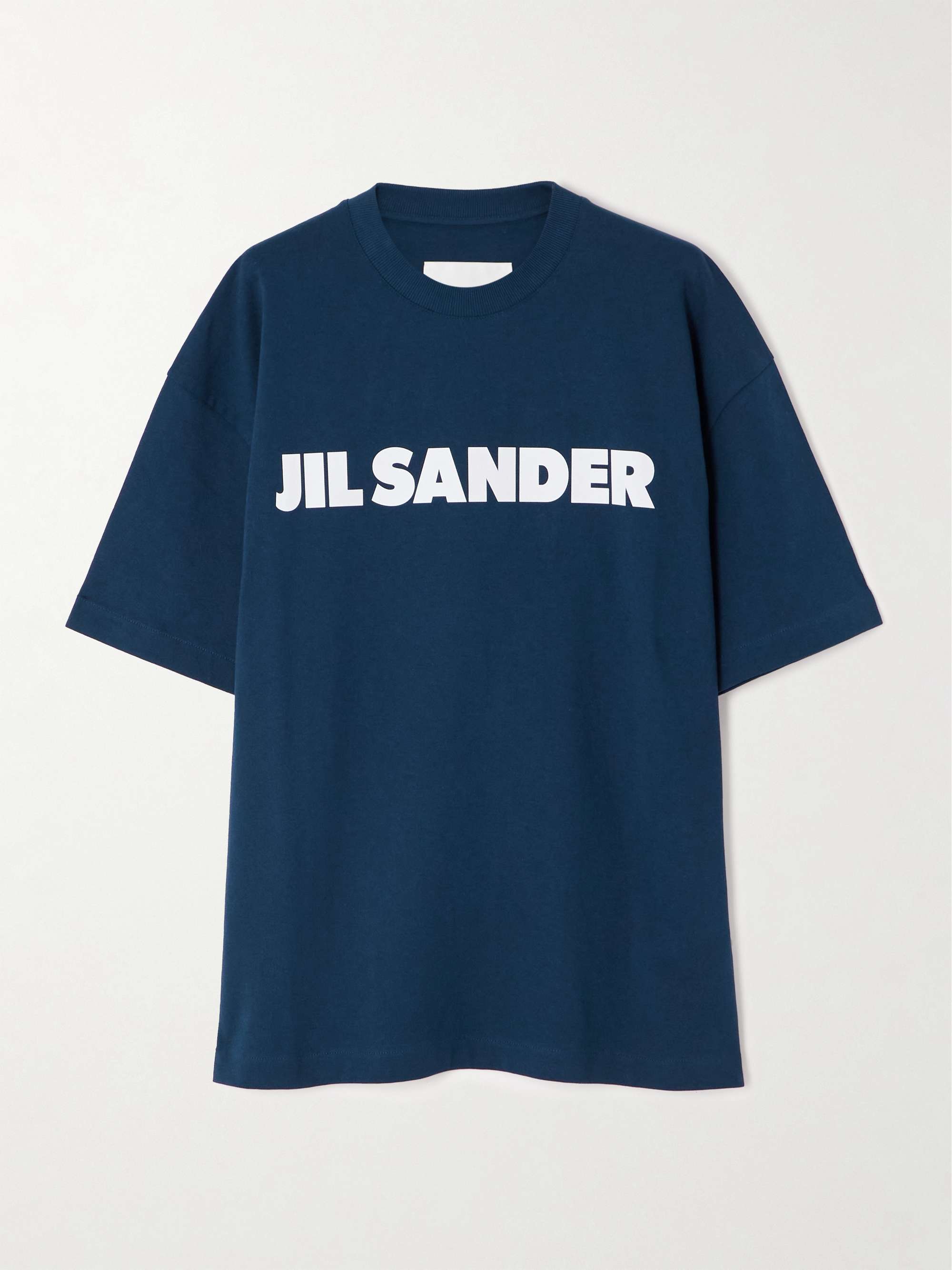 JIL SANDER Printed cotton-jersey T-shirt | NET-A-PORTER