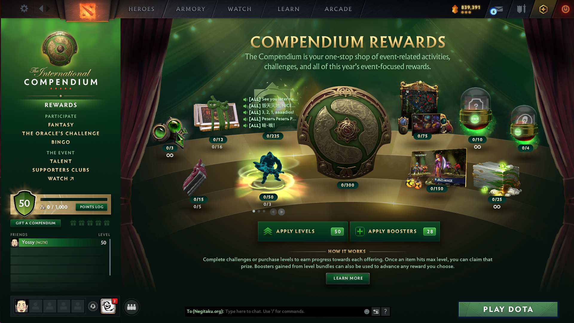 Dota 2世界大会『The International 2024』関連ゲーム内アイテム販売