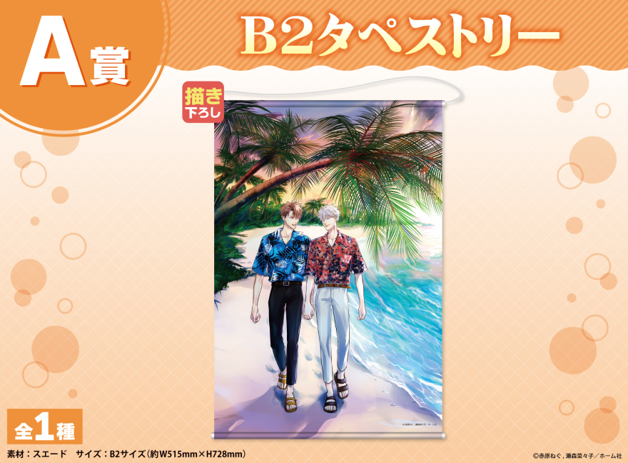 アニメイト通販「くじメイト」から大人気BLコミック『簡易的パーバート