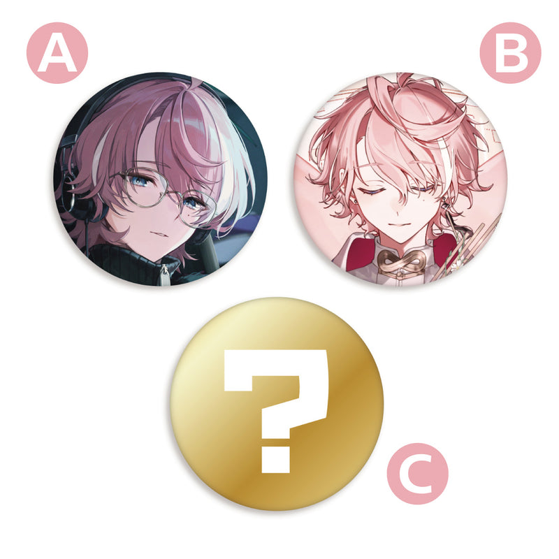 イラストレーター LM7 同人 個展 ボタンバッジ(缶バッジ)セット 白雪