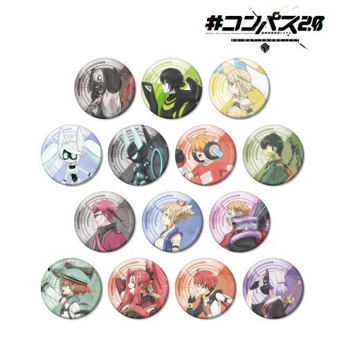 コンパス きらら 輝龍院きらら ドットヒーローズ ライアリ 缶バッジ21