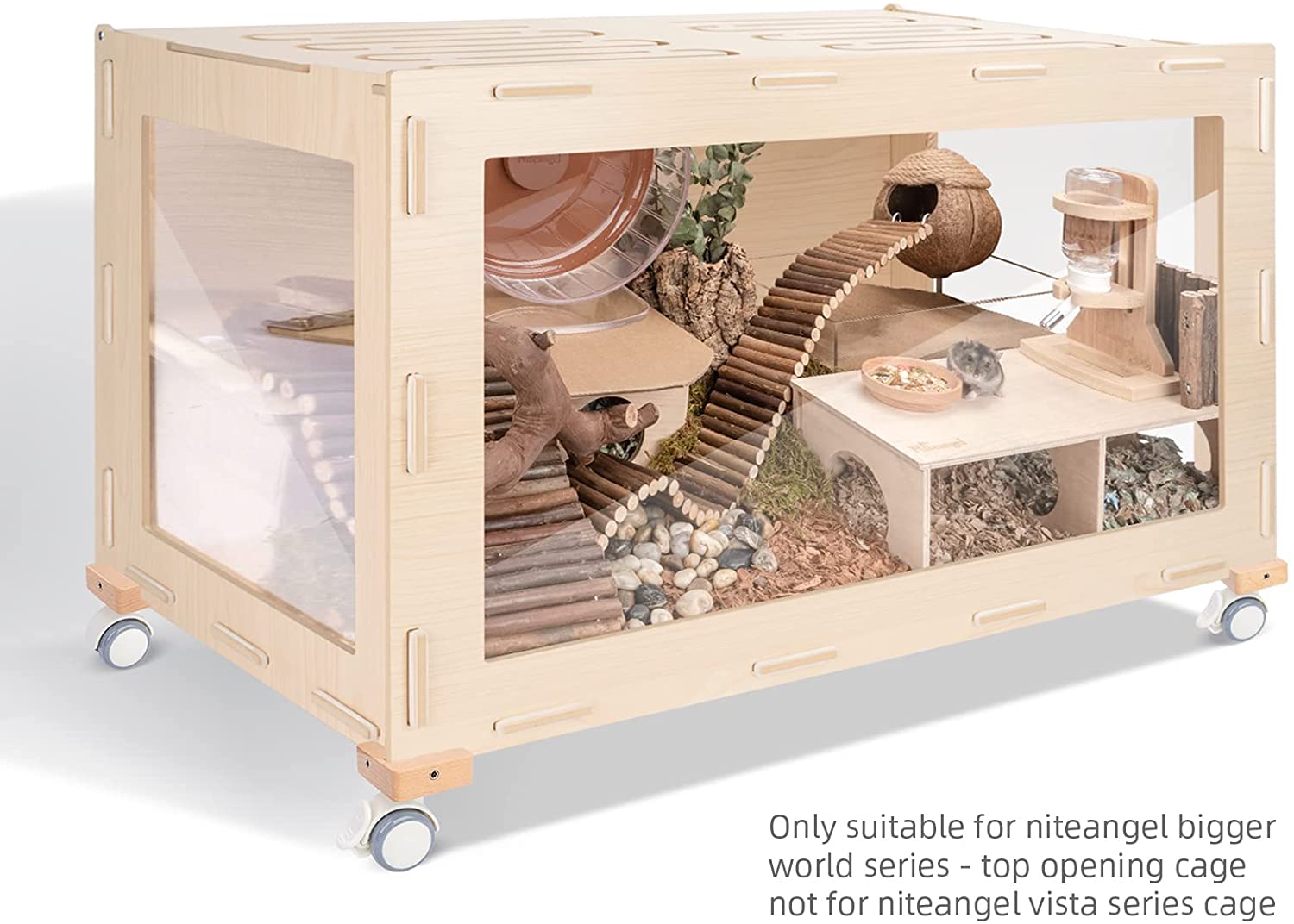 Niteangel Supplement Cage Wheels - Fits for Niteangel Bigger World