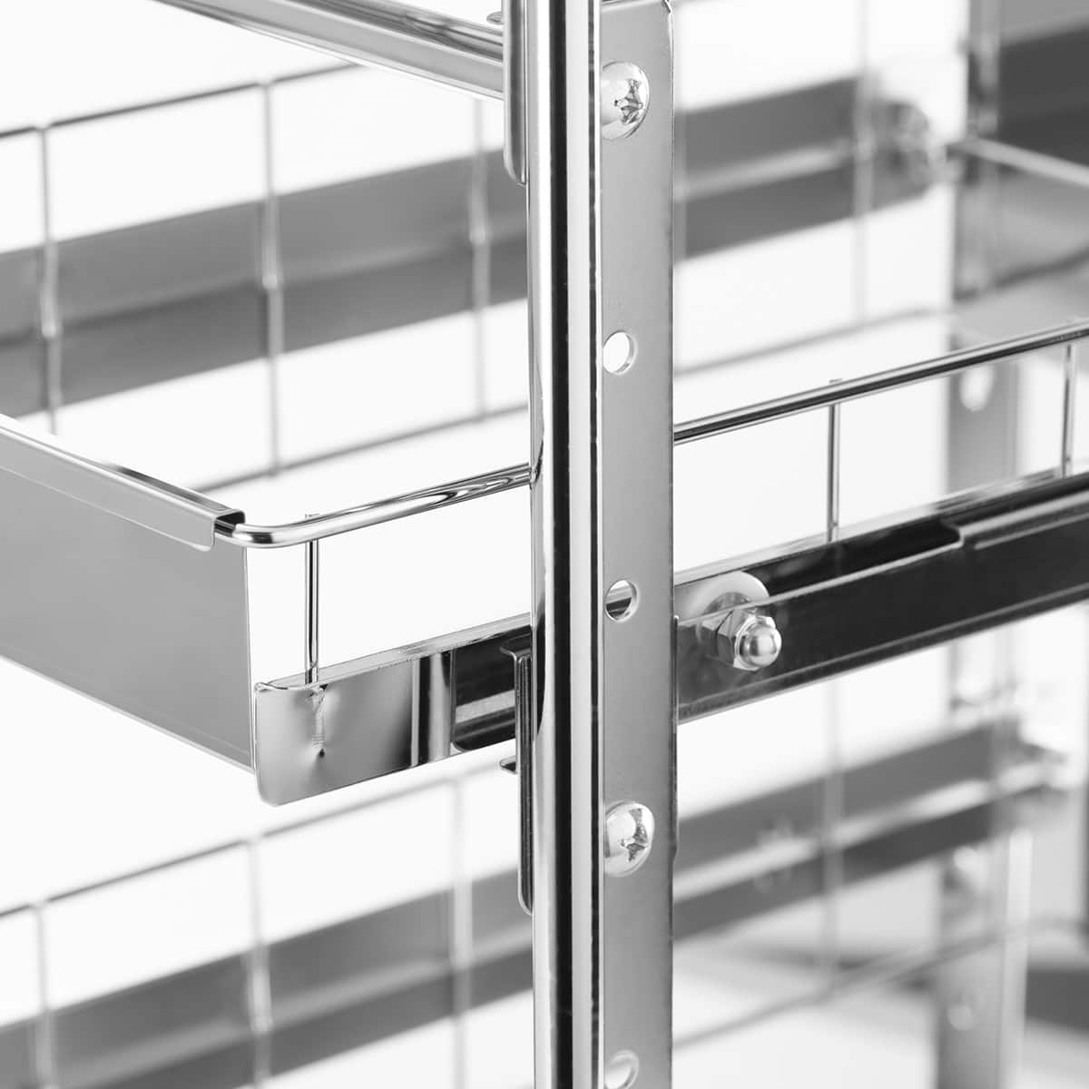 ステンレス棚シンク下収納ラック(3段 幅20cm) | ニトリネット【公式