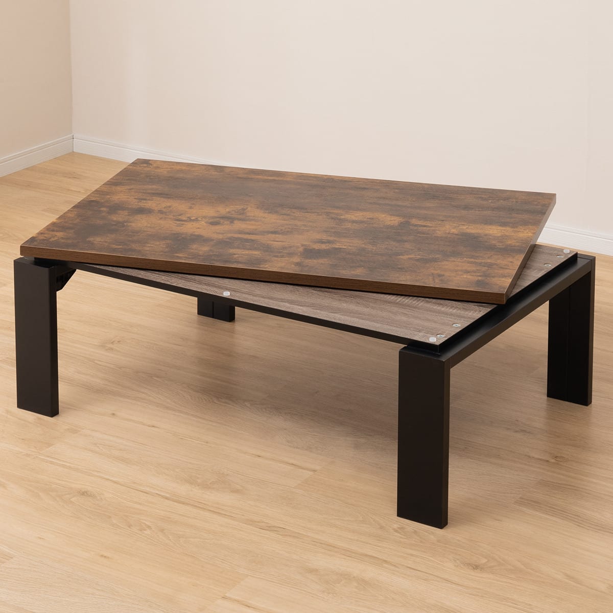 ニトリ こたつテーブル ヴィンテージBR105 リビングこたつ(フロットC