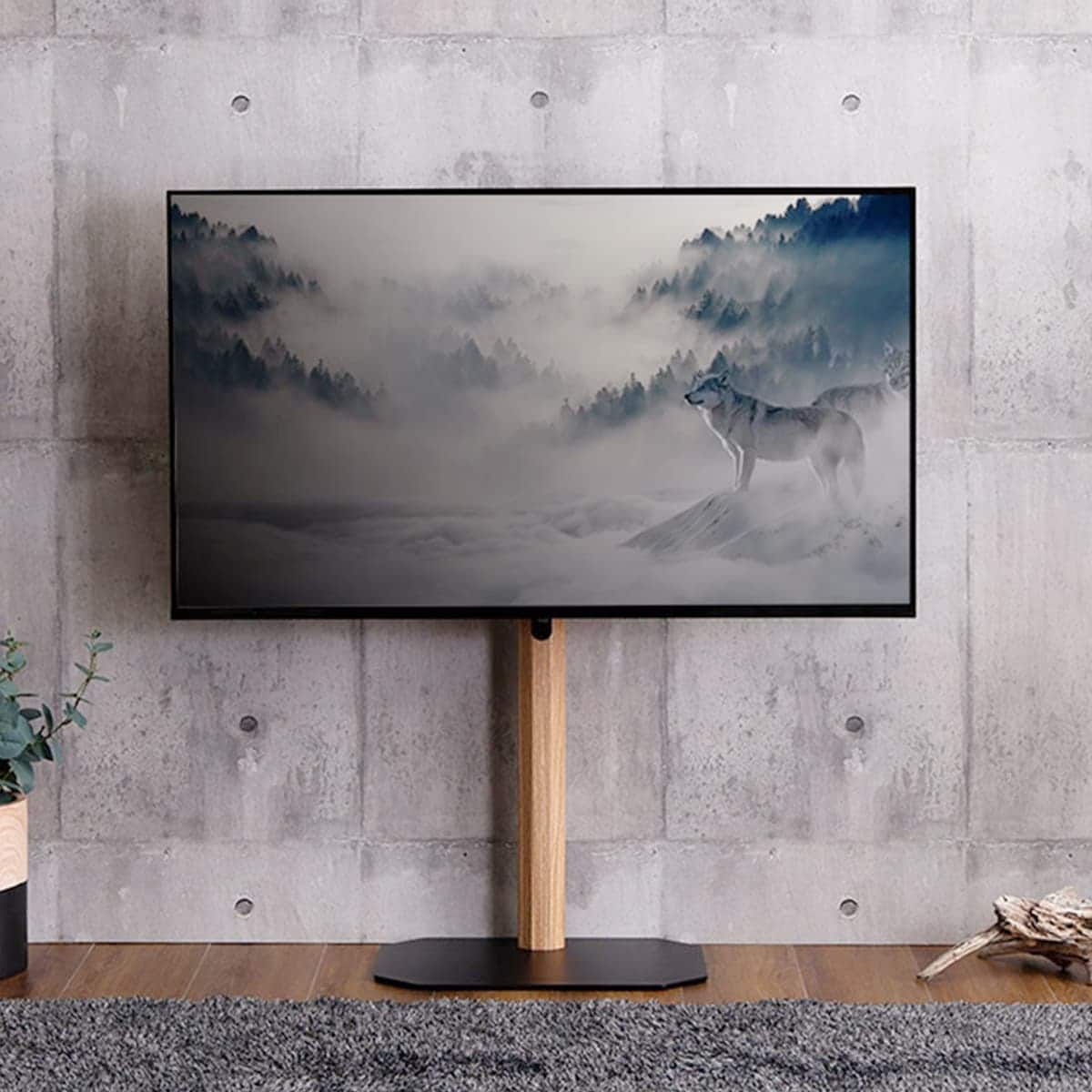 首振り壁寄せテレビスタンド (ロータイプ OTG NA) | ニトリネット