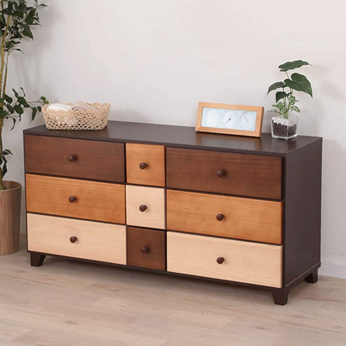 ニトリタンス ダークブラウン チェスト・タンス ダークブラウン