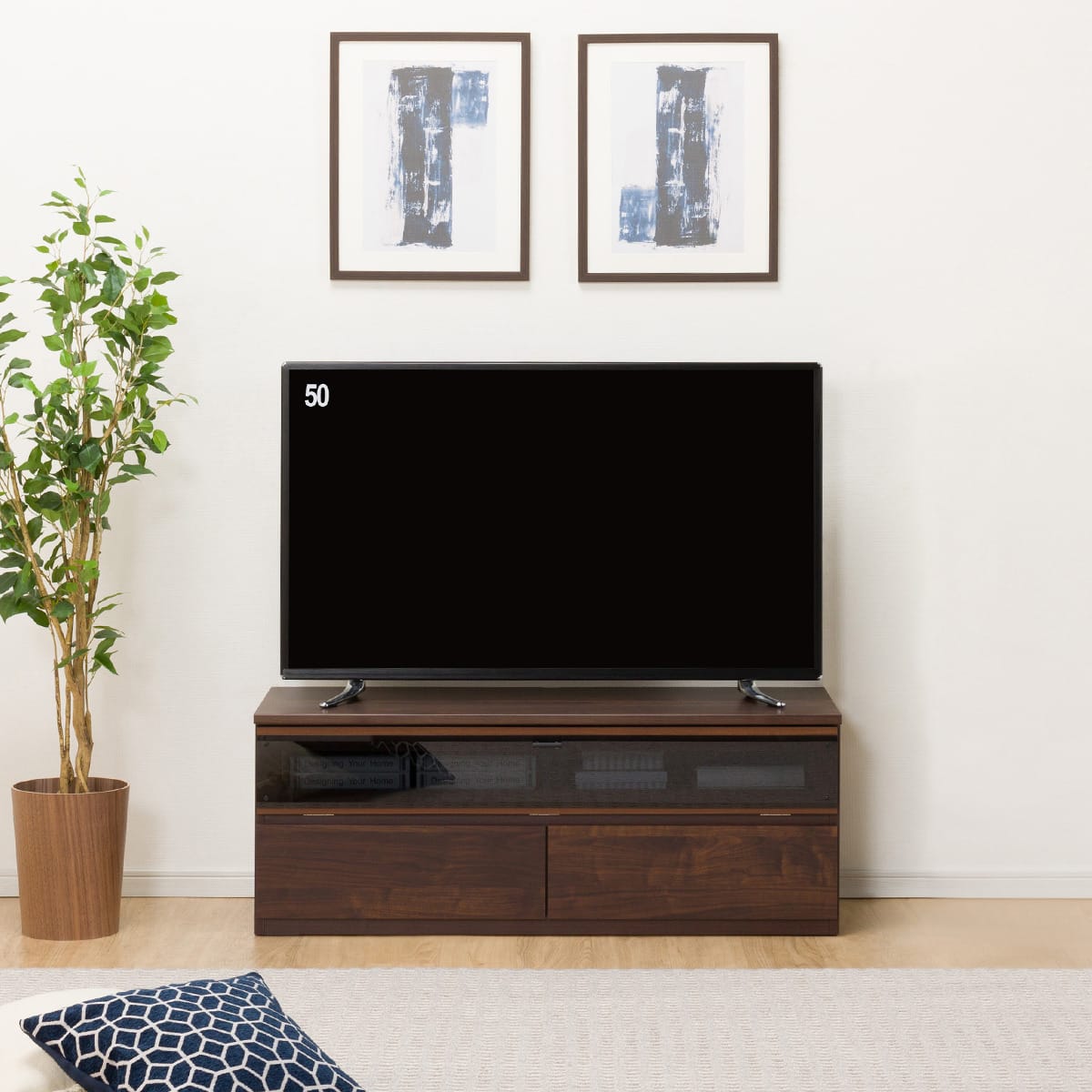 テレビ台(ローボードMM04 120DBR) | ニトリネット【公式】 家具