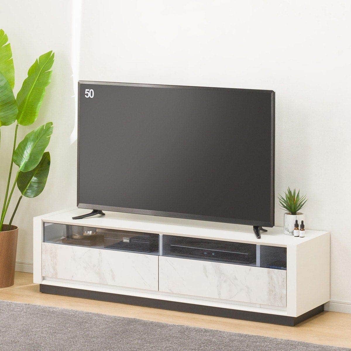 ニトリ テレビ台 ローボード ポスティア 125 テレビボード ホワイト