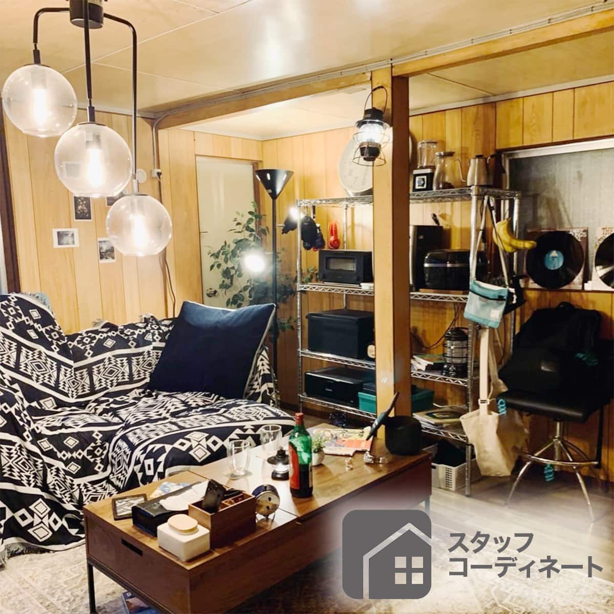 VERRE 3T グレー ペンダントライト LED電球付き ペンダントライト