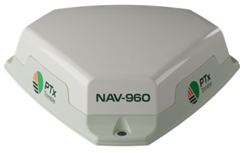 農機自動操舵システム対応のアンテナ一体型GNSS受信機 「NAV-960」の