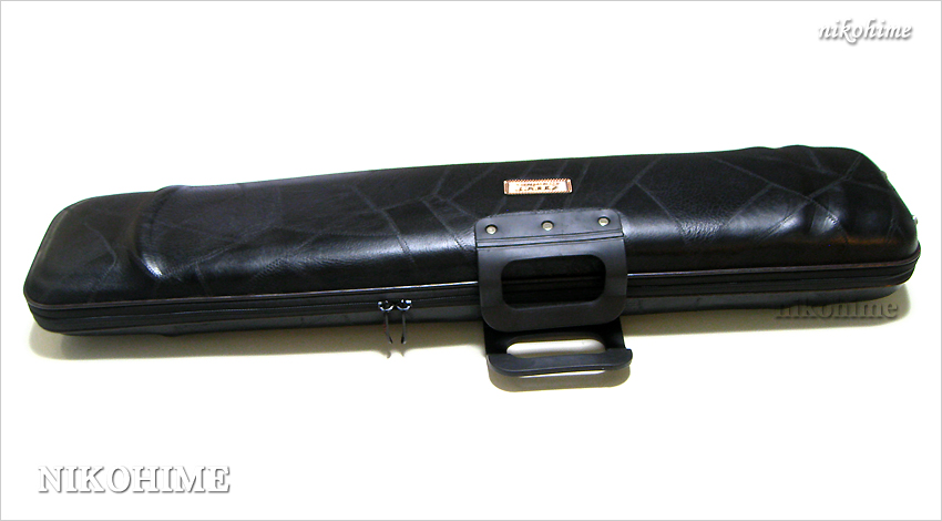 セミハード二胡ケース ブラック合皮モデル ［1本ベルト］ NCSBKG-01