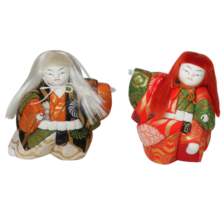 木目込人形 歌舞伎人形 豆連獅子【人形堂】
