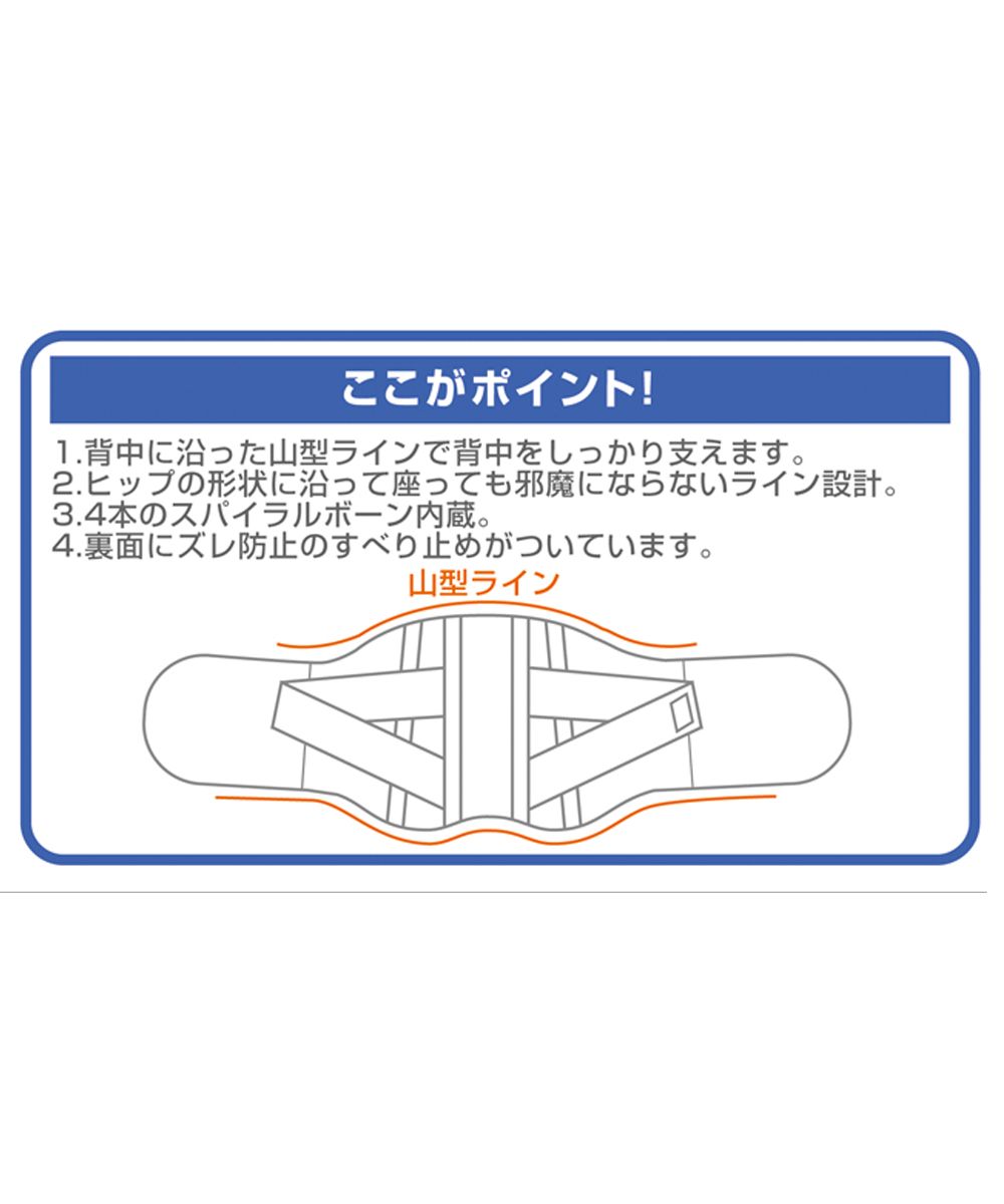 幅広腰椎コルセット 通販【ニッセン】