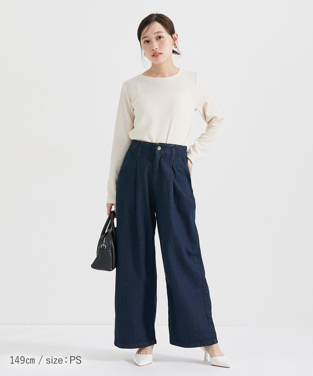 Aki シド明希 NSNF#06 デニムワイドパンツ Sサイズ Aki シド明希 NSNF