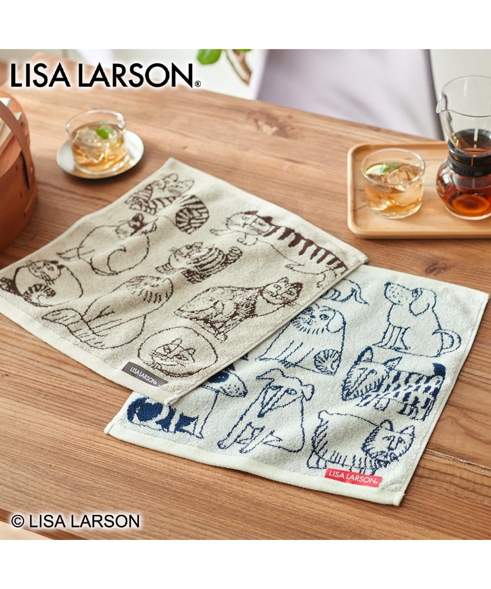 リサ・ラーソン】スケッチアニマル 北欧ハンドタオル（34×36） 通販