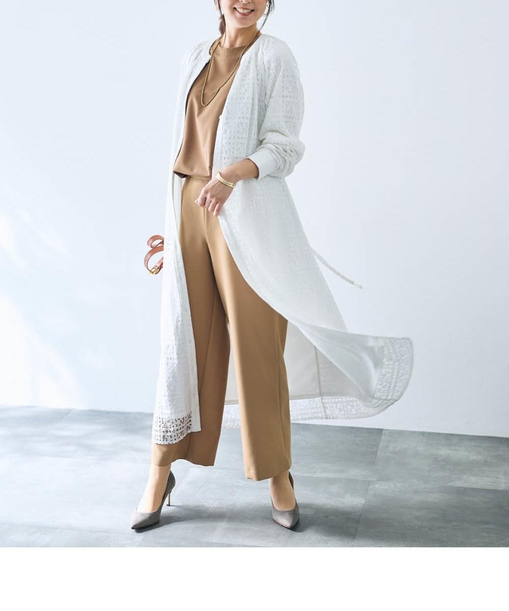 総レースワンピース＜大きいサイズ有＞【OtonaSMILE】 通販【ニッセン】