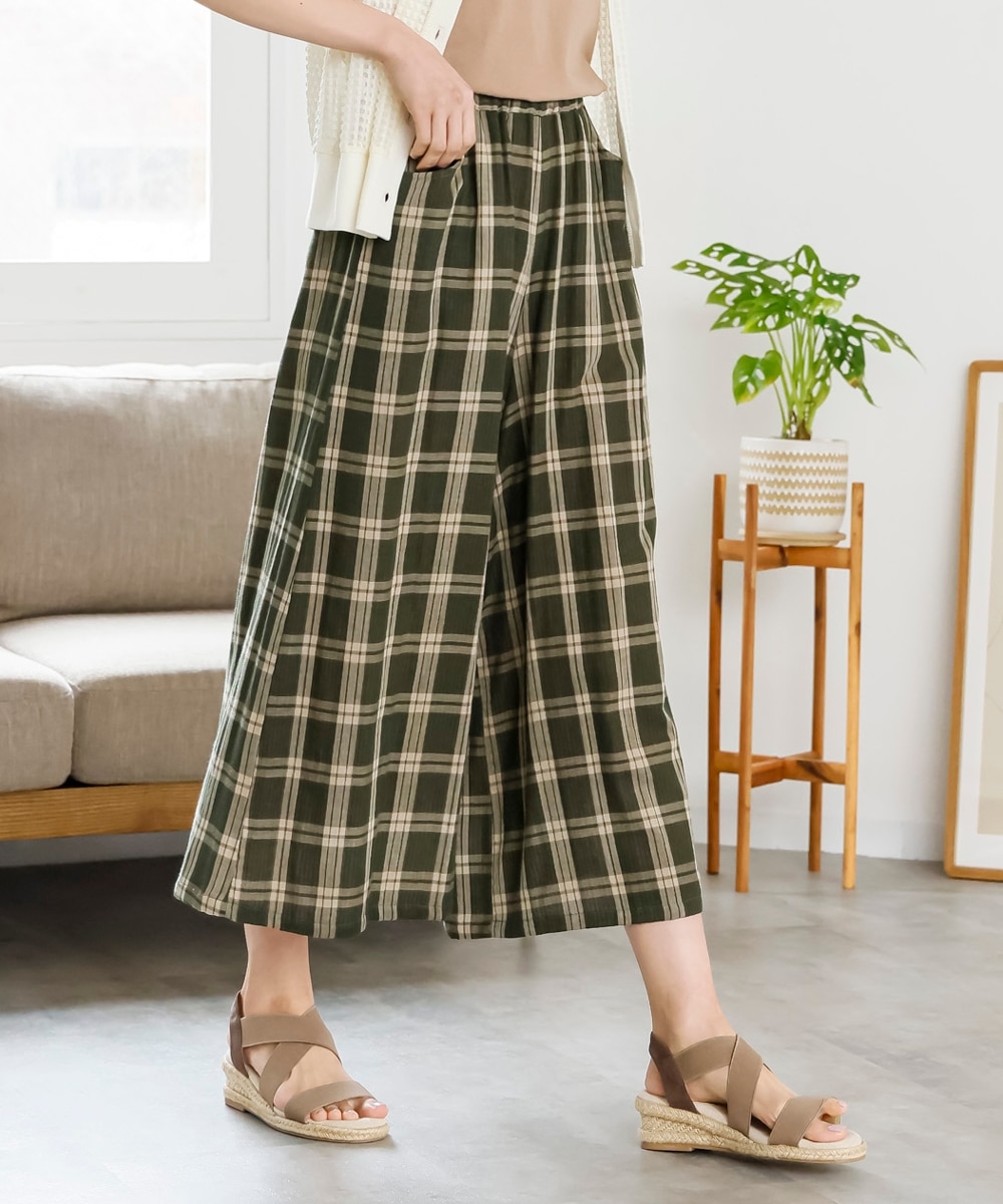 cygneホワイト ガウチョパンツ OTサイズ cygneホワイト ガウチョパンツ