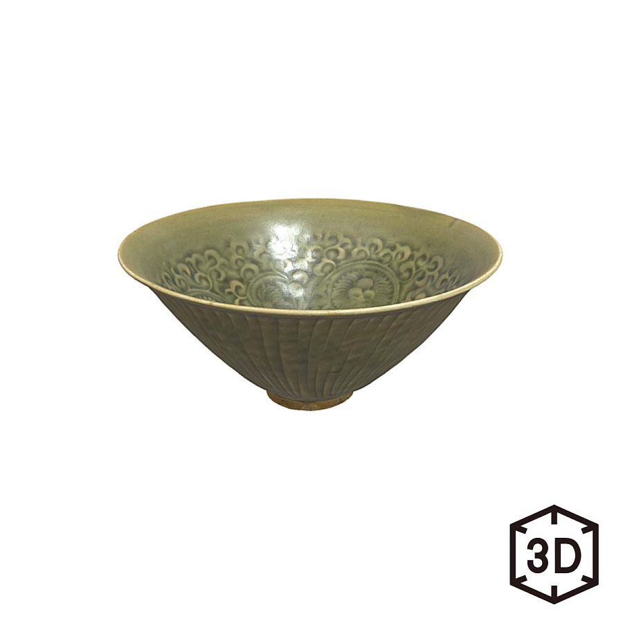 中国 宋代 青磁碗 幅14㎝ 中国美術627(青磁)｜売買されたオークション