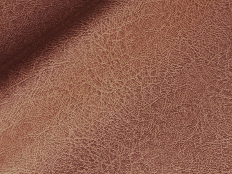 合皮レザー生地 伸縮性【難燃 シボ大風 茶】