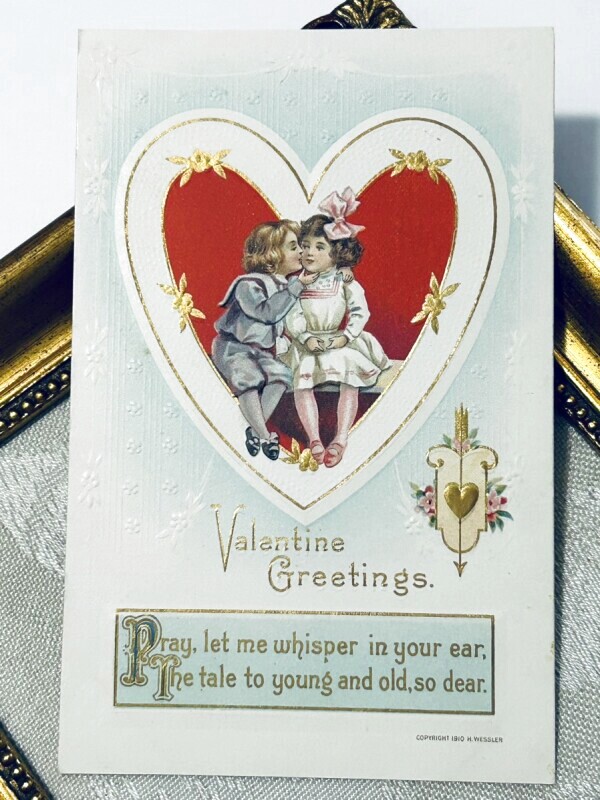 1905s'ビンテージポストカードアンティーク骸骨と薬瓶のポストカード