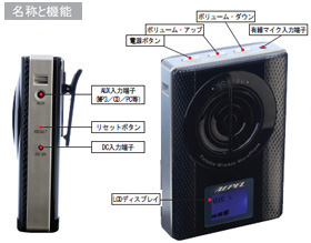 エペルホン 声を使う案内業務、のどの弱い方向け 携帯型スピーカー