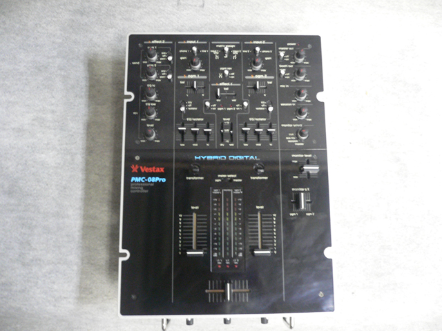 最終価格！美品！￼最高傑作！ vestax pmc-08pro ￼djミキサー 中古品】Vestax/DJミキサー/PMC-08Pro WH -DJ機材アナログレコード専門