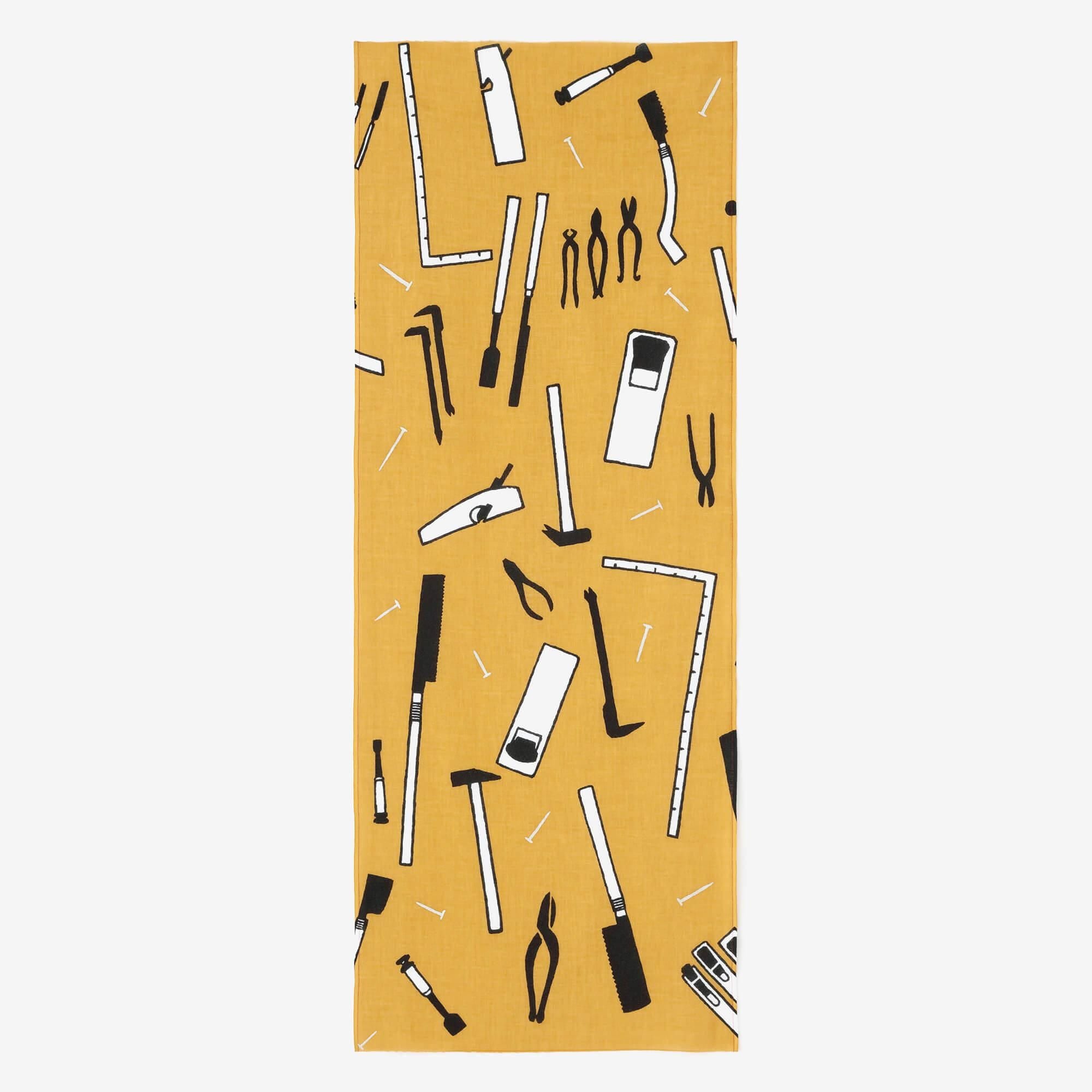 伊勢木綿 textile手ぬぐい／大工道具（だいくどうぐ）