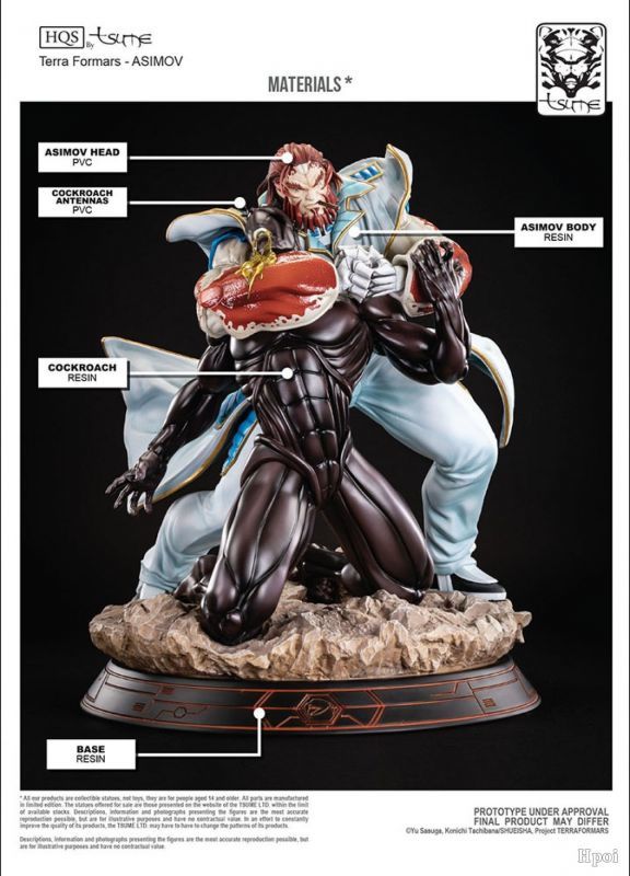 テラフォーマーズ Tsume シルヴェスター・アシモフ スタチュー