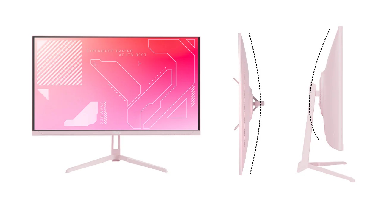 PX248WAVEW-O ゲーミングモニター PX248 Wave ホワイト ［23.8型 /フル