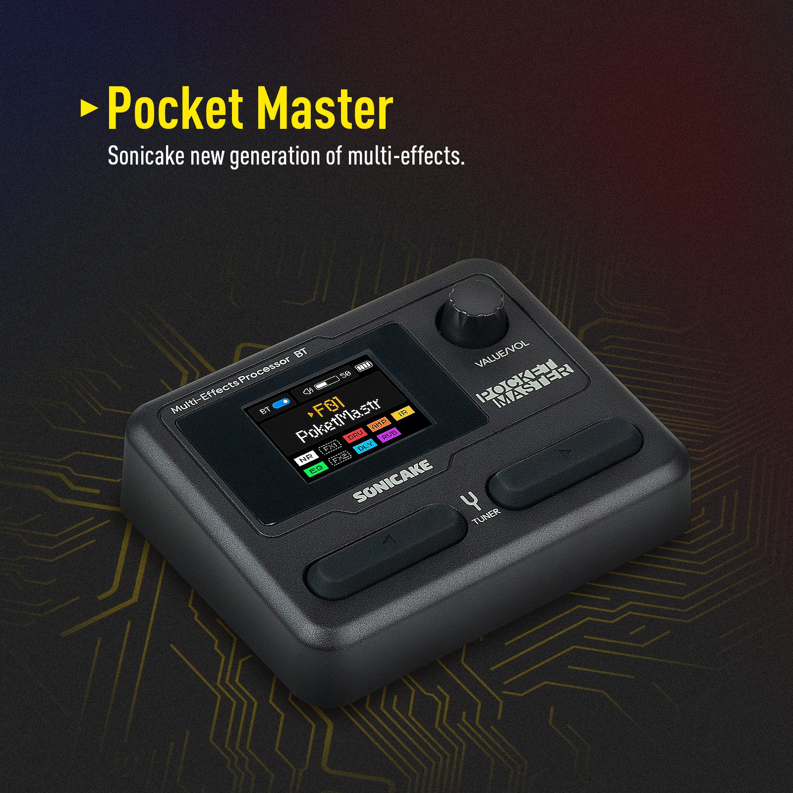 Sonicake Pocket Master Compact Multi-effects Processor (QME-10)