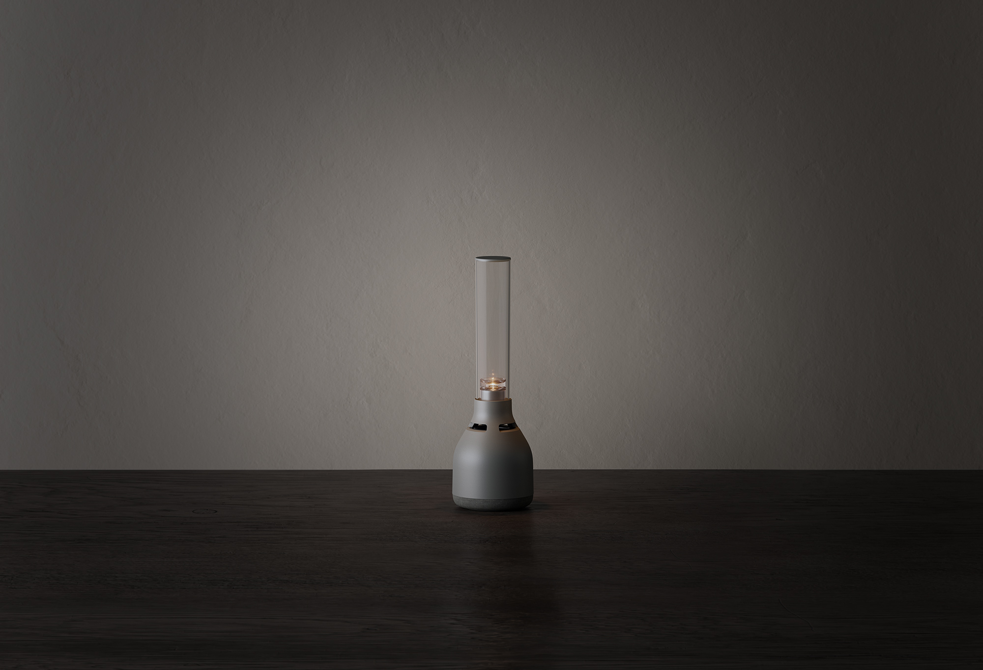 一瞬で、心を揺らす音。グラスサウンドスピーカーLSPX-S3 | アクティブ