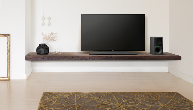 HT-CT790 特長 : デザイン | サウンドバー／ホームシアターシステム