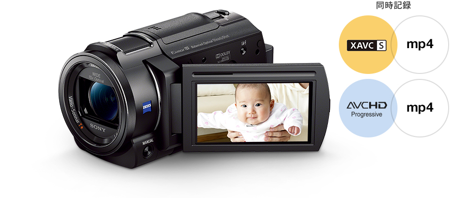 FDR-AX30 特長 : 便利な撮影機能 | デジタルビデオカメラ Handycam