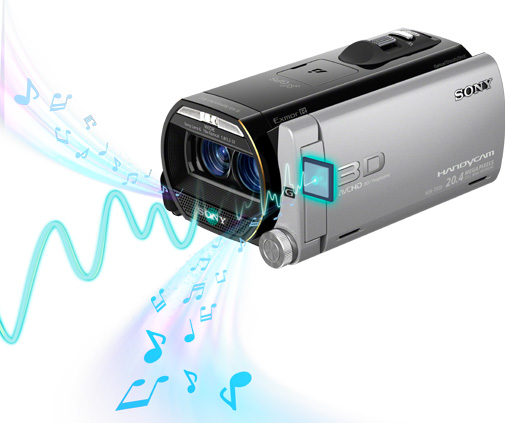 HDR-TD20V 特長 : 高音質機能 | デジタルビデオカメラ Handycam