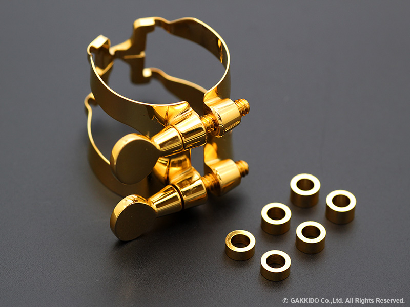 ハリソンハーツ アルトサックスリガチャー A3 GP ケース付き 【公式通販】