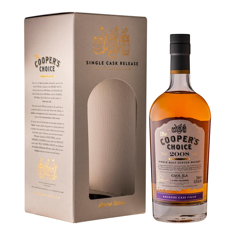 Caol Ila 2008 12year Amarone Finish 54.5% 700ml