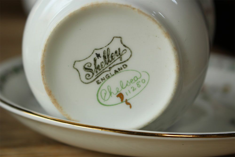 アンティーク・shellyカップ＆ソーサー/Chelsea アンティーク食器
