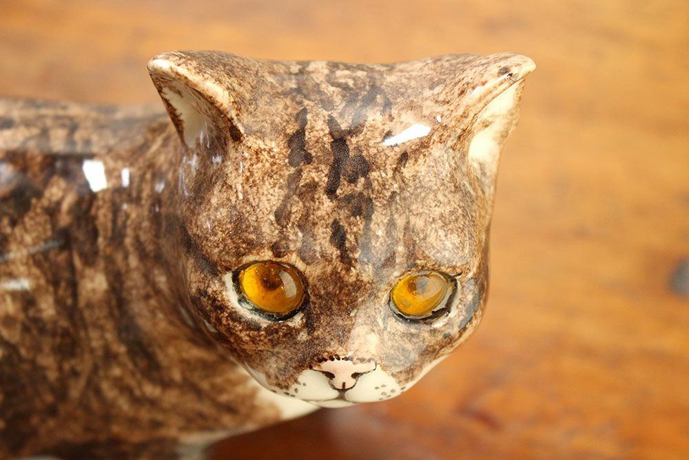 アンティーク雑貨/ビンテージ・WINSTANLEY CAT/ケンジントンキャット