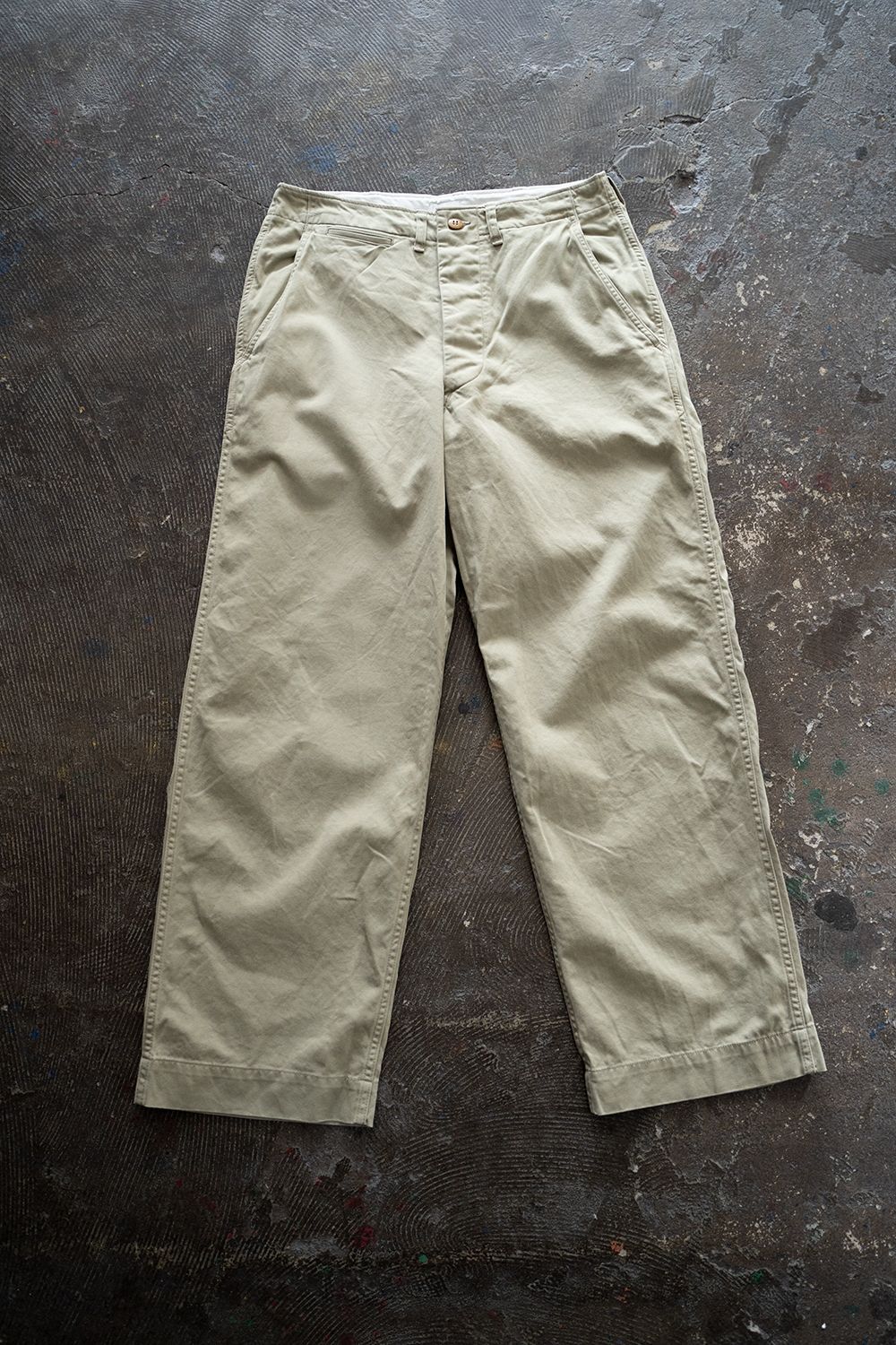 CIOTA - 【ラスト1点】【22AW】スビンコットンウエポンチノパンツ(SAND