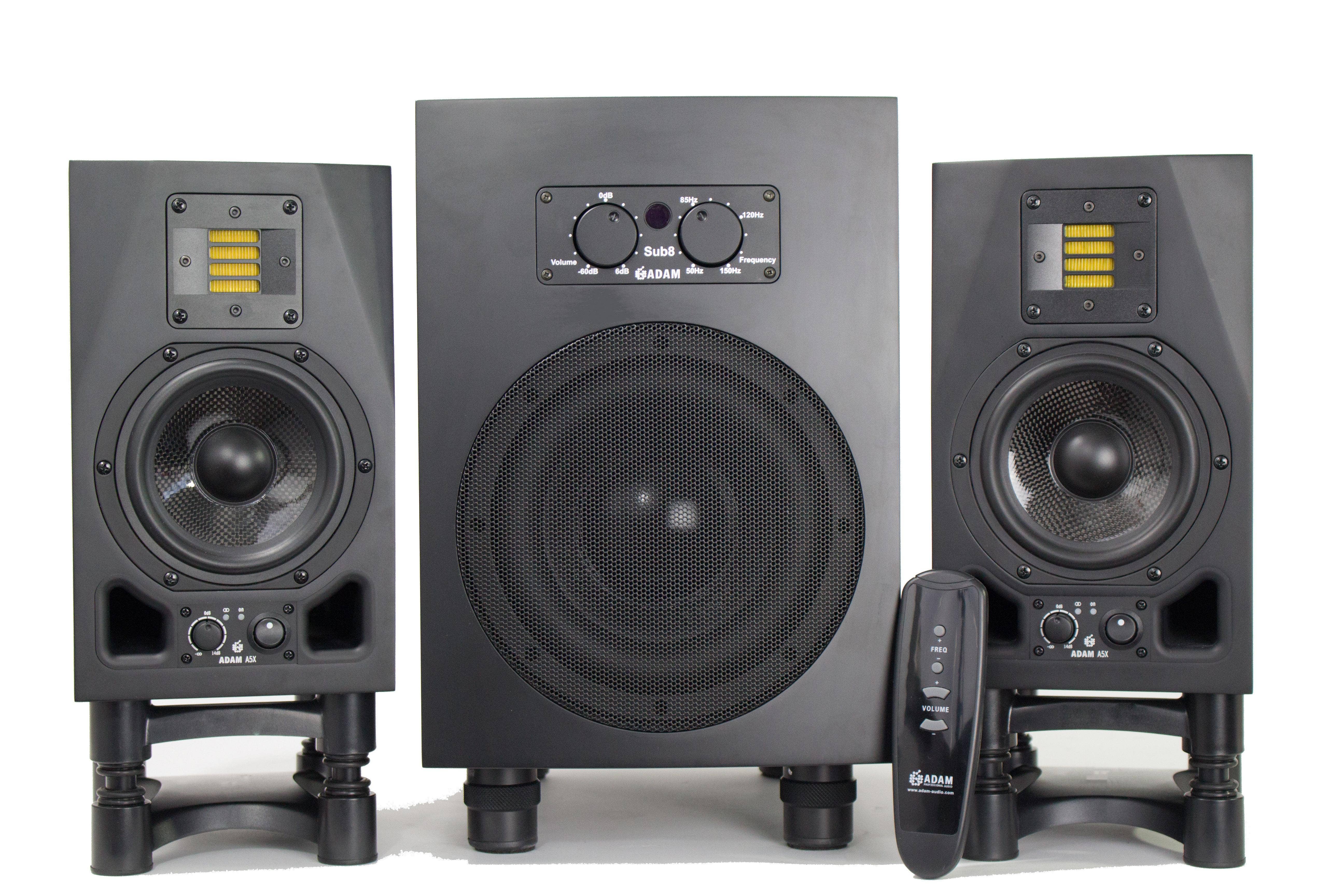Buy sasku Adam Audio A5X and Sub8 Studio Monitor Bundle | Sam Ash