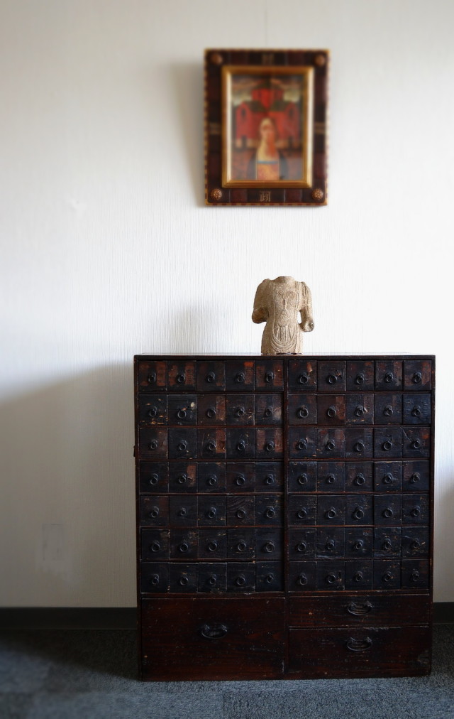 薬箪家具 古道具 民藝 侘寂 骨董 富山薬箪笥 古美術Antique Sam's