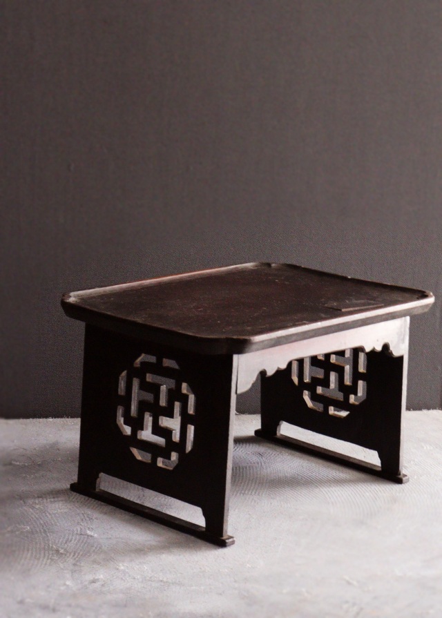 瑞】李朝古民具 朝鮮美術 李朝膳 十二角膳 座