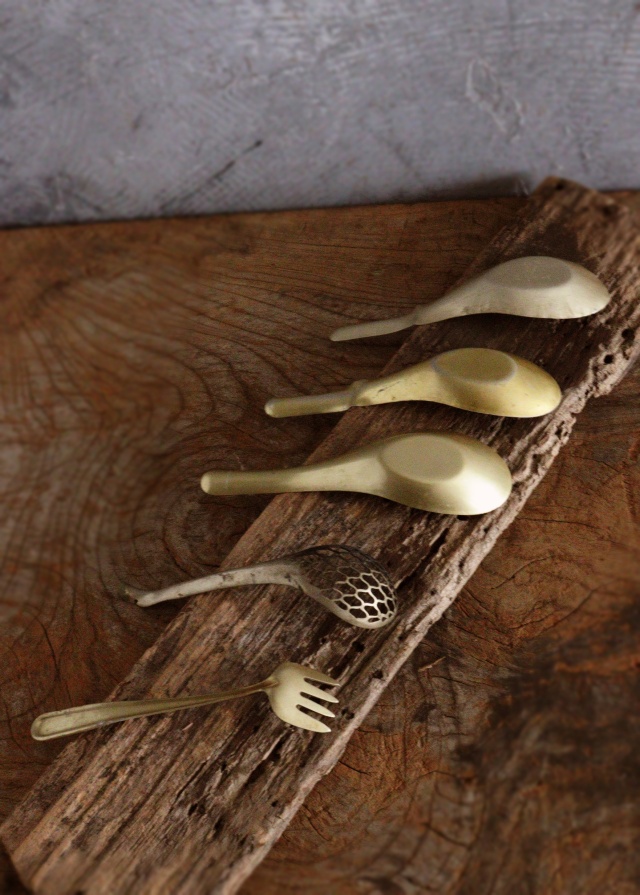 散蓮華 レンゲ 茶則 スプーン 茶合 茶量 道具 古道具 ホーク 匙