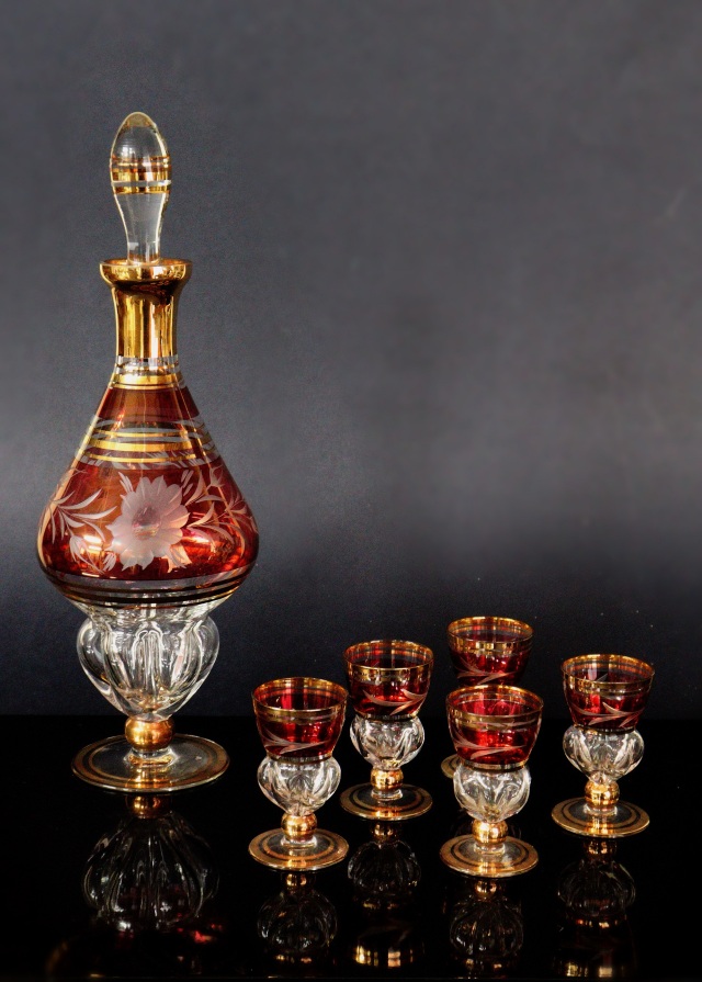 デキャンタとグラス